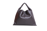 BOTTEGA VENETA HOP INTRECCIATO LEATHER FONDANT