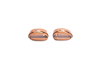 FERRAGAMO LEAH SLIDES LEATHER CARAMEL - 37 1/2 BR