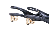 D&G SLINGBACK PATENT LEATHER BLACK - 35 BR
