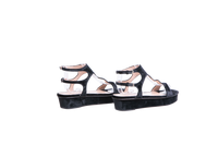 VALENTINO GARAVANI SANDAL PLATAFORM VELVET BLACK - 36 BR