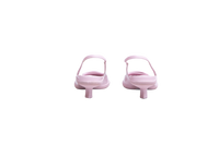 PRADA SLINGBACK ALABASTER LOGO PINK BRUSH - 37 BR