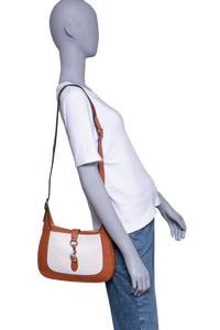 GUCCI JACKIE 1961 SMALL WHITE/CARAMEL CANVAS