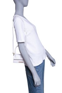 JACQUEMUS LE CHIQUITO MINI LEATHER WHITE