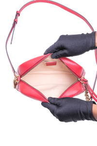 GUCCI GG MARMONT CAMERA BAG SMALL RED