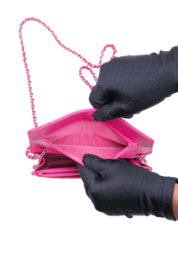 CHANEL WOC CLASSIC MATELASSÉ PINK SILVER HDWR