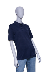 HERMÈS POLO-SHIRT COTTON NAVY