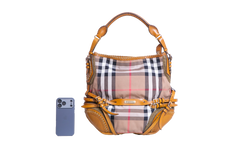 BURBERRY HOUSE CHECK BRIDLE GOSFORD CARAMEL