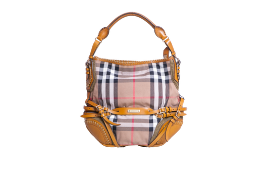 BURBERRY HOUSE CHECK BRIDLE GOSFORD CARAMEL