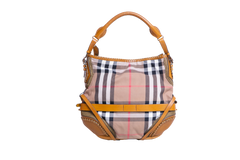 BURBERRY HOUSE CHECK BRIDLE GOSFORD CARAMEL