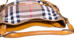 BURBERRY HOUSE CHECK BRIDLE GOSFORD CARAMEL