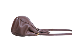 PRADA SHOPPING DOUBLE ZIP LARGE VITELLO DAINO BROWN