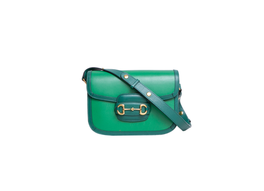 GUCCI HORSEBIT 1955 FLAG GREEN