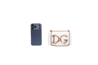 D&G DG GIRLS SHOULDER BAG LEATHER WHITE