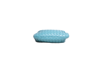 BOTTEGA MINI JODIE INTRECCIATO WOVEN TEAL BLUE
