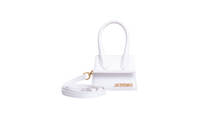 JACQUEMUS LE CHIQUITO MINI LEATHER WHITE