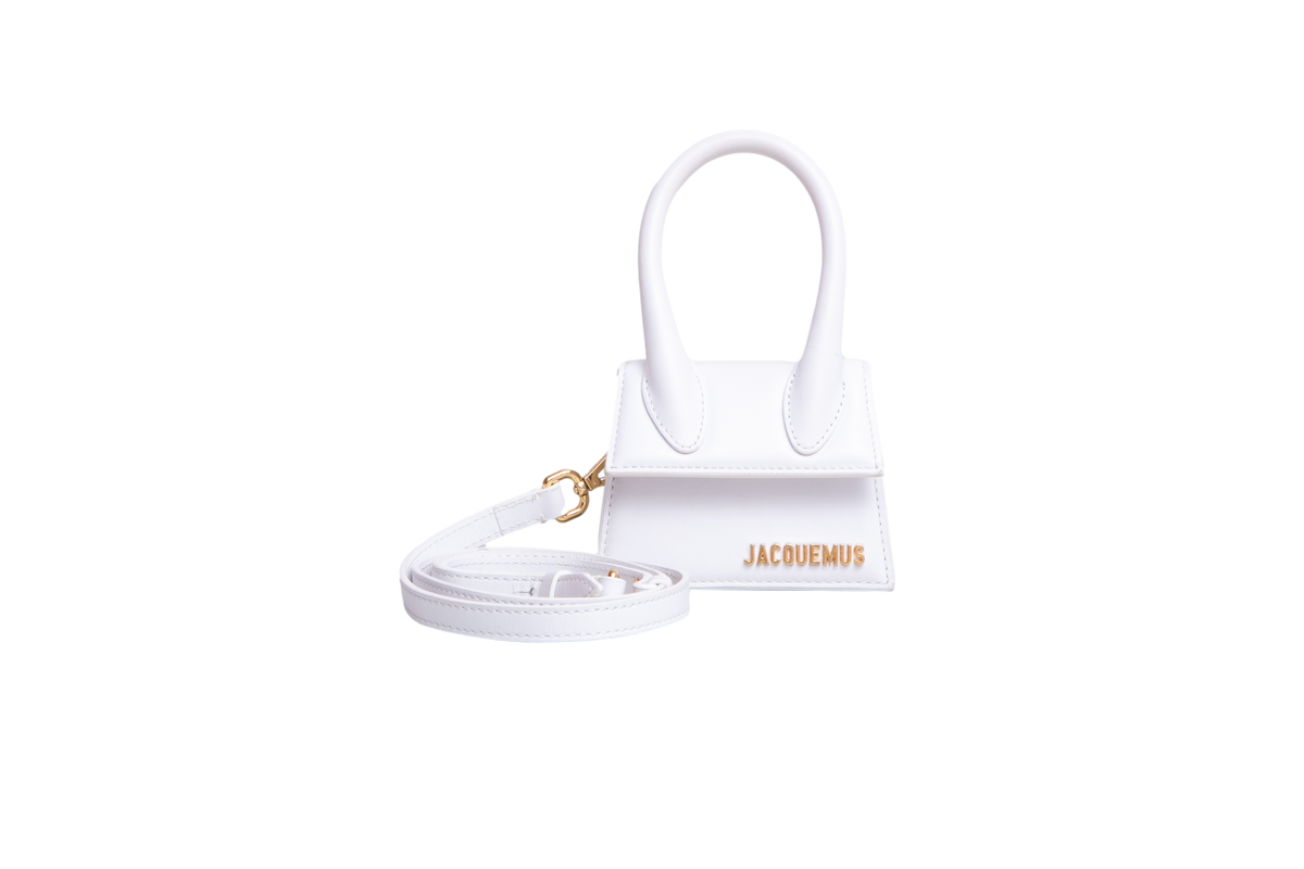 JACQUEMUS LE CHIQUITO MINI LEATHER WHITE