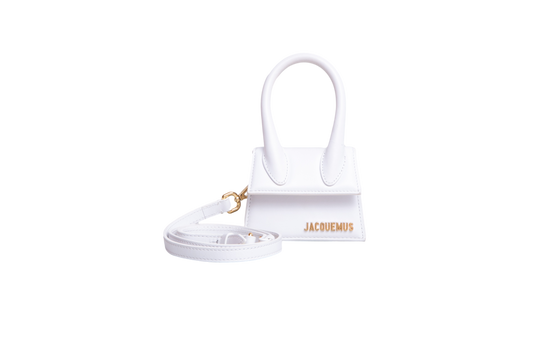 JACQUEMUS LE CHIQUITO MINI LEATHER WHITE