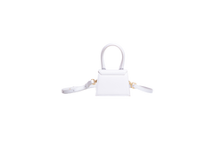 JACQUEMUS LE CHIQUITO MINI LEATHER WHITE