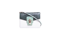 D&G LUCIA SHOULDER BAG PYTHON & LEATHER