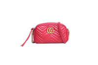 GUCCI GG MARMONT CAMERA BAG SMALL RED