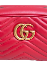 GUCCI GG MARMONT CAMERA BAG SMALL RED