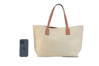 LOEWE T-SHOPPER TOTE ANAGRAM SAND