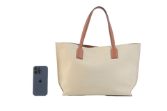 LOEWE T-SHOPPER TOTE ANAGRAM SAND