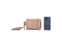 GUCCI SMALL SOHO CHAIN PATENT BLUSH