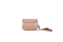 GUCCI SMALL SOHO CHAIN PATENT BLUSH