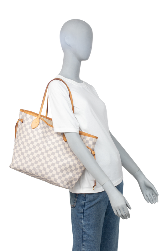 LV NEVERFULL MM DAMIER AZUR