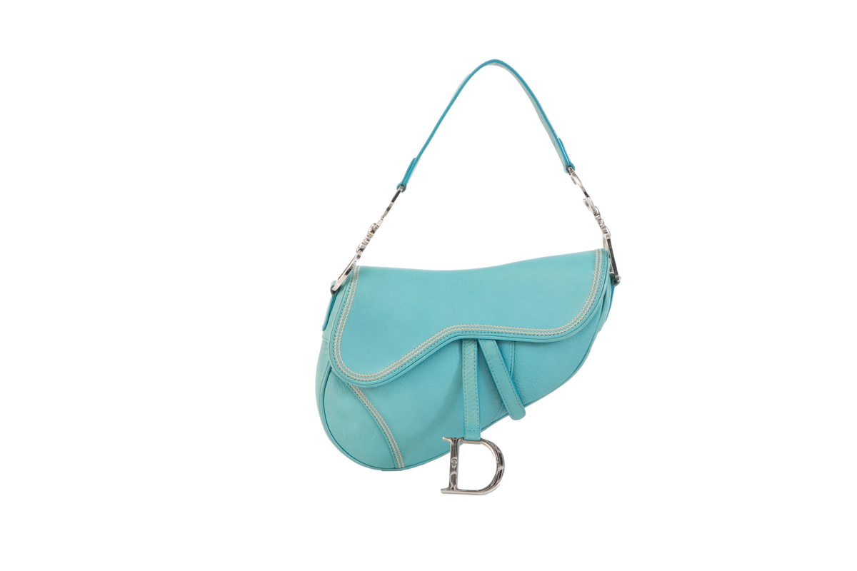 DIOR SADDLE BABY BLUE VINTAGE