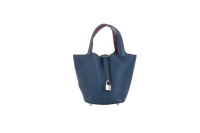 HERMÈS PICOTIN 18 LOCK NAVY & WINE