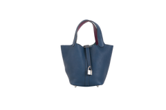 HERMÈS PICOTIN 18 LOCK NAVY & WINE