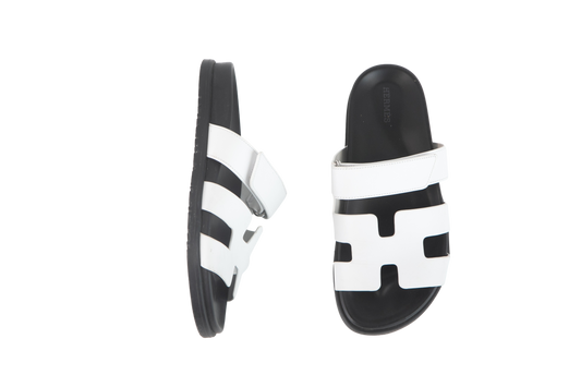 HERMÈS SANDAL CHYPRE LEATHER WHITE - 36 BR