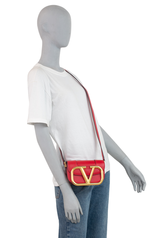 VALENTINO SUPERVEE SMALL RED
