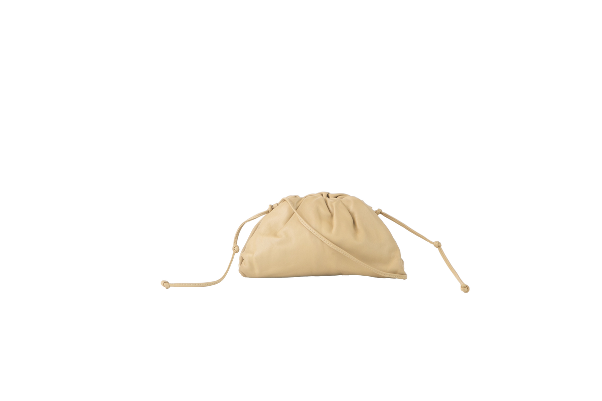 BOTTEGA MINI POUCH ALMOND