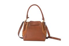 CHLOE OWEN BUCKET MEDIUM SUEDE BROWN