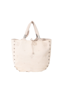 CHLOE TOTE SHOPPER BEADS BEIGE