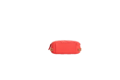 CHANEL MINI CAMERA CASE LAMBSKIN CORAL