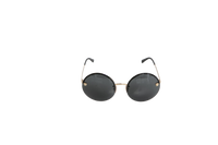 VERSACE ROUND BLACK METAL