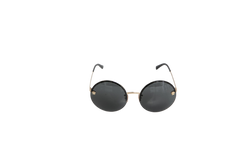 VERSACE ROUND BLACK METAL