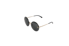 VERSACE ROUND BLACK METAL
