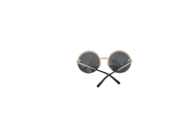 VERSACE ROUND BLACK METAL