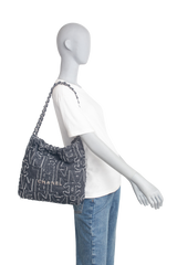 CHANEL 22 DENIM PATCHWORK QUILTED