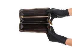 LV WALLET LONG ZIP VERNIS AMARANTE
