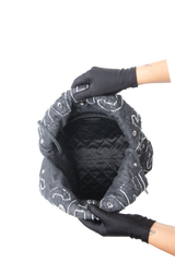 CHANEL 22 DENIM PATCHWORK QUILTED