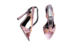 YSL SANDAL POOL 105 SCOUBI MALVA/PEACH/GERBERA - 36 1/2 BR