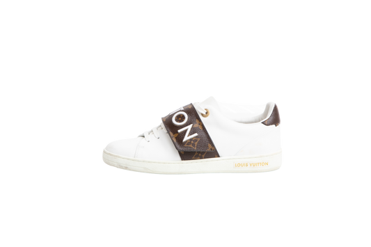 LV SNEAKER FRONTROW CALFSKIN MONOGRAM LOGO - 35 BR