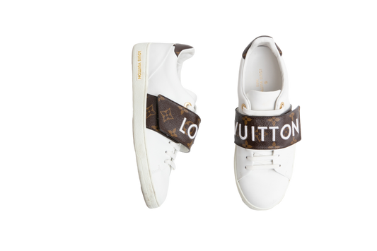 LV SNEAKER FRONTROW CALFSKIN MONOGRAM LOGO - 35 BR