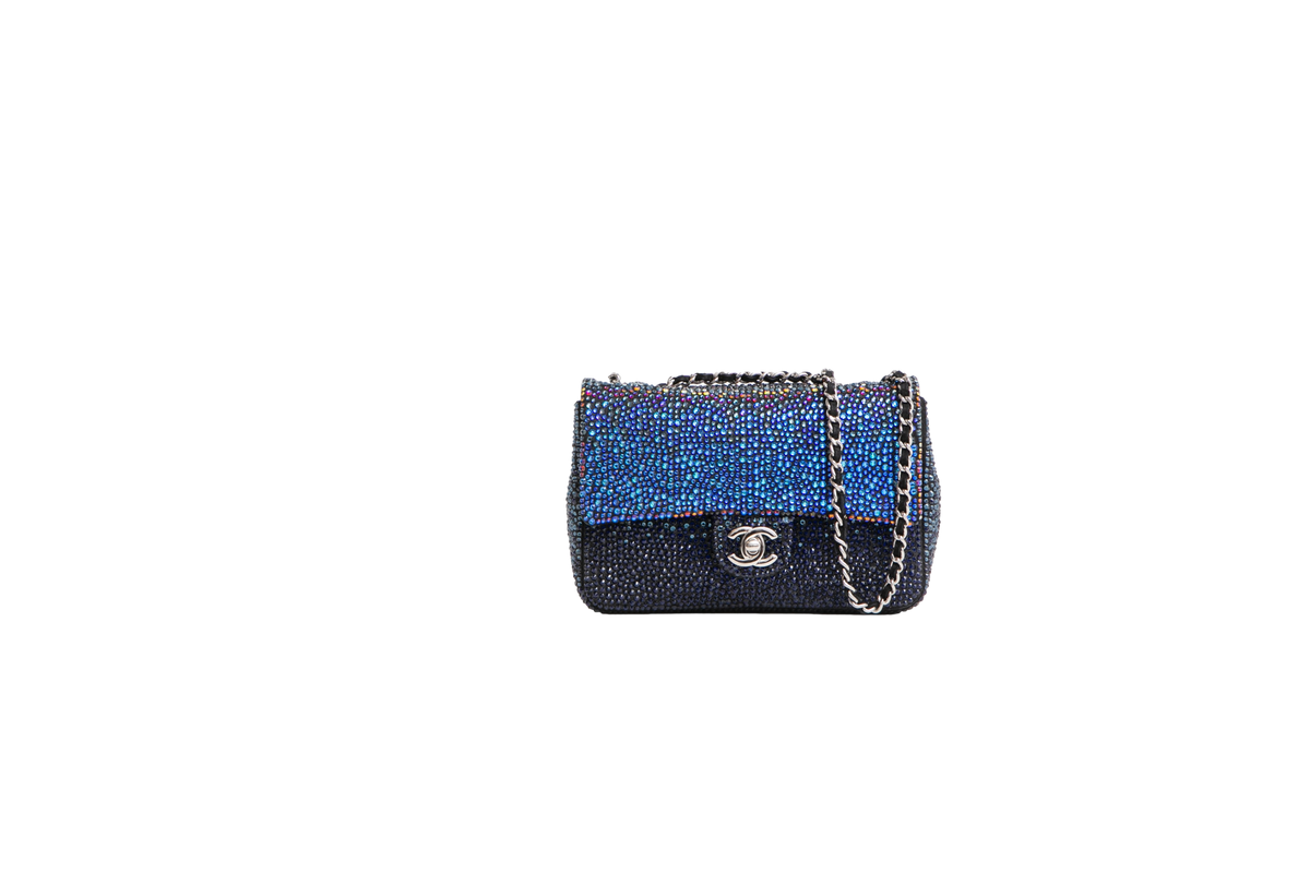 CHANEL RECTANGLE SWAROVSKI CRYSTAL CHANGE